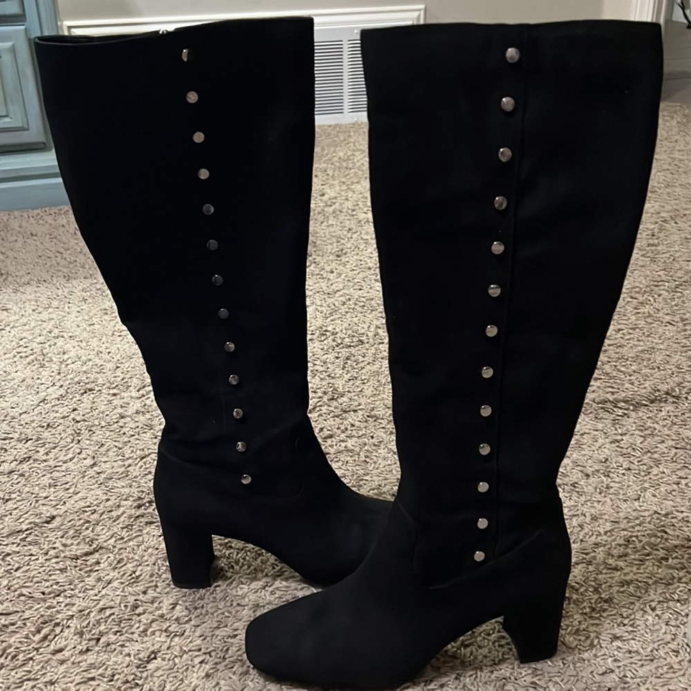 NIB Nine West Knee-High Suede Boots- Size 8.5M